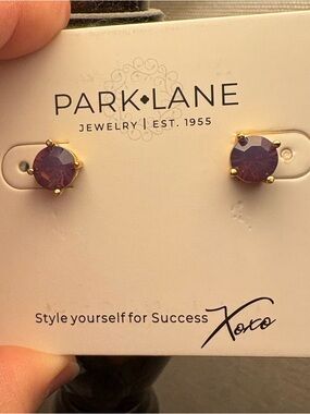 NWT Park Lane purple impression  Earrings